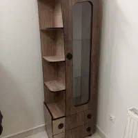 کتابخانه|کتابخانه، شلف، قفسه‌های دیواری|طرقبه, |دیوار