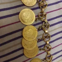 گردنبند ربع پهلوی ۱۶تایی قدیمی عیار۲۱|جواهرات|تهران, توحید|دیوار