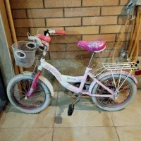 دوچرخه دخترانه فروشی.سایز16.درحدنو