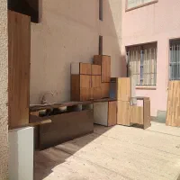 فروش یک دست کابینت ام دی اف همراه با هود وسینک|مصالح و تجهیزات ساختمان|شیراز, گلدشت معالی‌آباد|دیوار