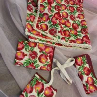 سفره پارچه ای دانتل|سفره، حوله، دستمال آشپزخانه|بهشهر, |دیوار