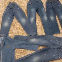 پنج لباس جین بچگانه
