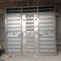 درب سنگین آهن آهنی حیاط حیاطی خانه|مصالح و تجهیزات ساختمان|تربت جام, جامرود|دیوار