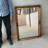 آینه ضخیم قاب چوبی محکم 100*80