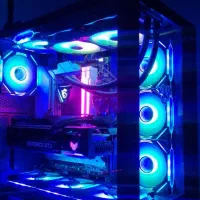 سیستم کیس کامپیوتر گیمینگ رندرینگ 4070ti و 13600kf
