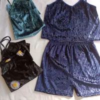 تاپ شلوارک مخمل