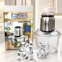 خردکن تک کاسه پیرکس 10تیغ برند لومن3.8لیتر/غذاساز