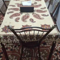 میز نهار خوری چهارنفره فرفوژه|میز و صندلی غذاخوری|اسفراین, |دیوار