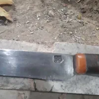 چاقو بزرگ قدیمی قاچاری|کلکسیون اشیاء عتیقه|نهاوند, |دیوار