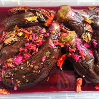 ترشی و شوری بادمجون شکمپر شمالی