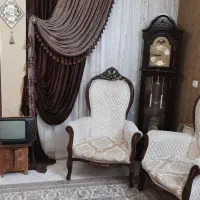 پرده با والان در حد نو