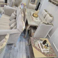 ست مبل کلاسیک ۷ نفره + میز ناهارخوری ۶ نفره