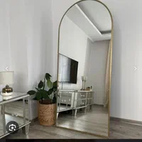 تولید اینه گنبدی قدی فلزی ساده پنجره ای پایه دار|آینه|کرج, گوهردشت|دیوار