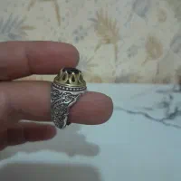 انگشتر یاقوت کبود قلمزنی|جواهرات|اهواز, بهارستان|دیوار