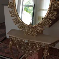 آینه و شمعدان آلیاژ