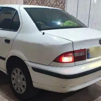 سمند lx ساده مدل 1387 سفید|خودرو سواری و وانت|قزوین, |دیوار