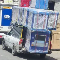 وانت بار کارگر جابجایی یخچال ساید گاو صندوق