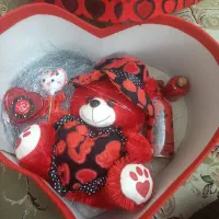 باکس ولنتاین همراه عروسک و اکسسوری