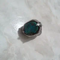 انگشتر نقره، فیروزه