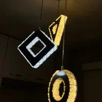 لوستر|لوستر و چراغ آویز|آستانه اشرفیه, |دیوار