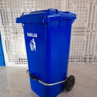 سطل زباله چرخدار پدالدار