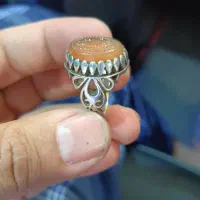 مدال نقره وانگشتر عقیق واوپال وتسبیح میخ دوز|جواهرات|تبریز, |دیوار