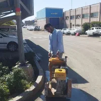 تخریب برش آسفالت با دستگاه چاه کنی اوسامجتبی
