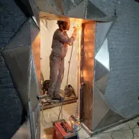 جوشکاری لولا درب ضد سرقت