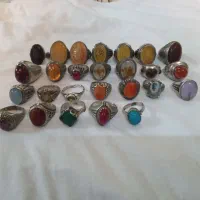 فروش تعدادی انگشتر کهنه قدیمی و خط