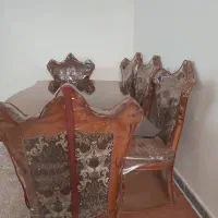 میز غذا خوری ۸نفره کاملا نو
