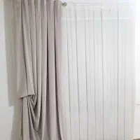 پرده حریربه همراه والان مخمل