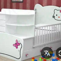 تختخواب کودک همراه با تشک طبی