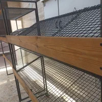 میز استند مخصوص میوه با چوب ترمو ۳ عدد