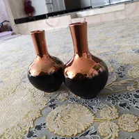 دو عدد گلدان لعاب گلی نونو|کلکسیون و سرگرمی|جوانرود, |دیوار