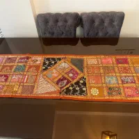 ست رانرو رومیزی و عسلی هندی نو