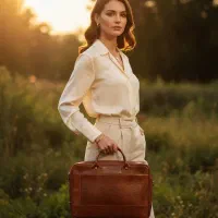 کیف اداری ارم چرم طبیعی