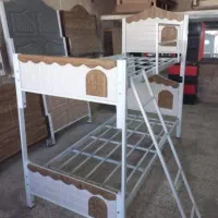 تخت دوطبقه فلزی کلبه