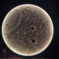 تابلو ماه دکوراتیو