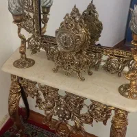 اینه و شمعدان طرح برنز