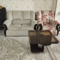 مبل راحتی هفت نفره بهمراه میزو عسلی