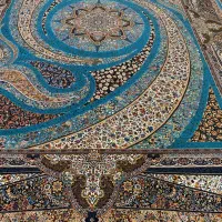 فروش فرش و پشتی|فرش|آباده, |دیوار