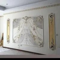 نصب کاغذدیواری.پوستردیواری..ماربل شیت ترموفود