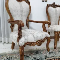سه سرویس مبل سلطنتی ۹ نفره نونو کامل چوب و فوم سرد|مبلمان خانگی و میز عسلی|اصفهان, قائمیه|دیوار