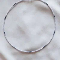 گردنبند و دستبند منجوقی دست ساز