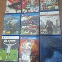 تعدادی دیسک پی اف ۴ و پی اس فایو فقط معاوضه