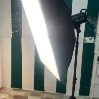 ویدیو لایت با پایه و سافت باکس