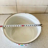 دوعدد قابلمه لعابی سفید قدیمی|ظروف پختوپز|تهران, سازمان برنامه جنوبی|دیوار