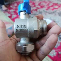 شیر‌ زانویی‌ روپیچ‌کوپلی‌1×25آبی‌قرمز