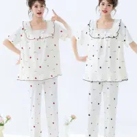 ست لباس راحتی نخ کریشه وارداتی