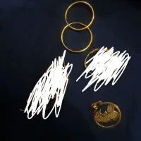 گوشواره و پلاک طلا